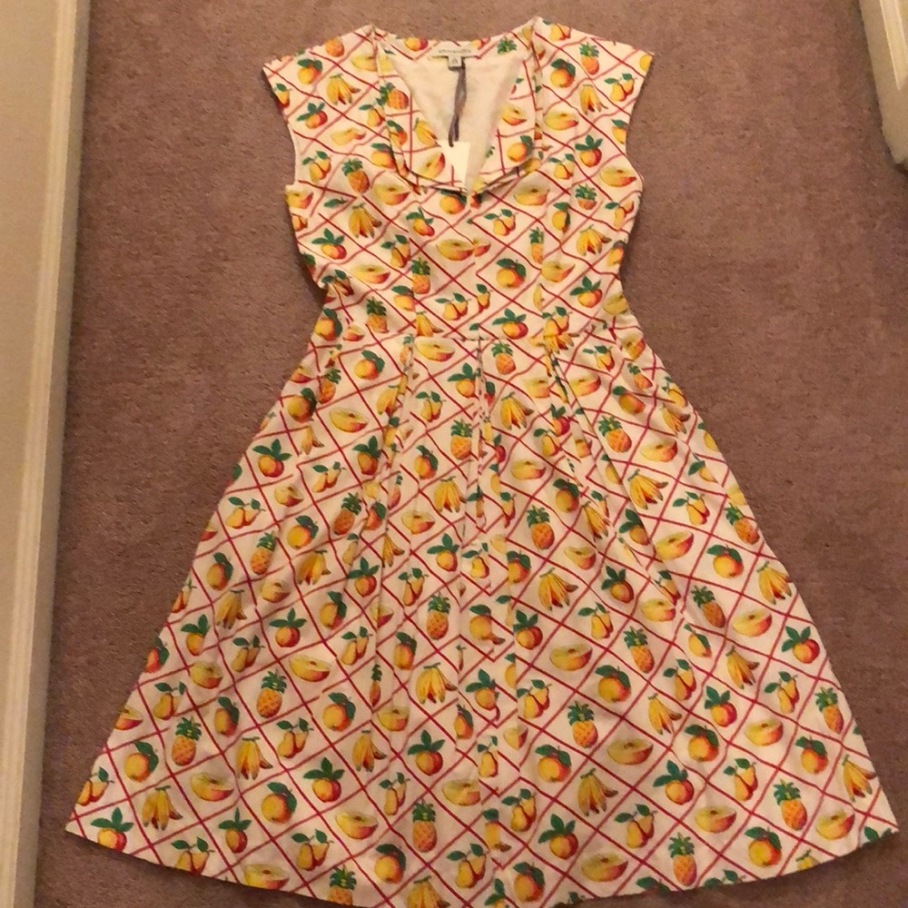 Emily and Fin Annie Dress Fruit Salad Print